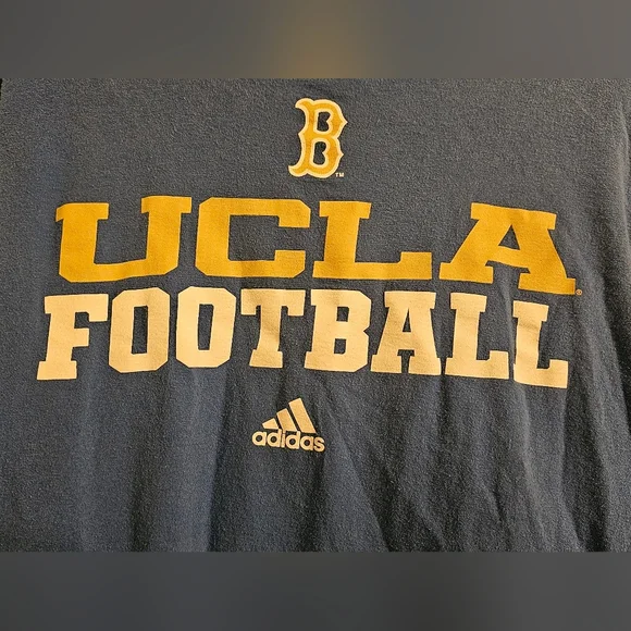 Adidas Blue UCLA Bruins Football Tee. Size:M - Picture 3 of 4